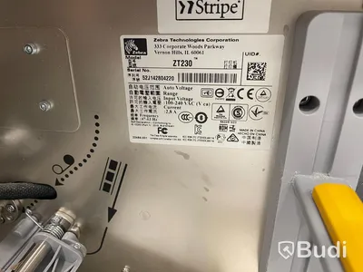 Etikettskrivare Zebra ZT230 ink strömsladd