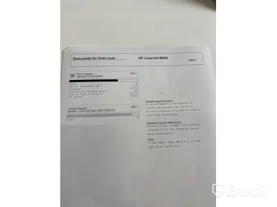HP Laserjet Enterprise M605, funktionstestad, OBS! Ink ny tonerkasett i obruten förpackning. Se extrabilder för status
