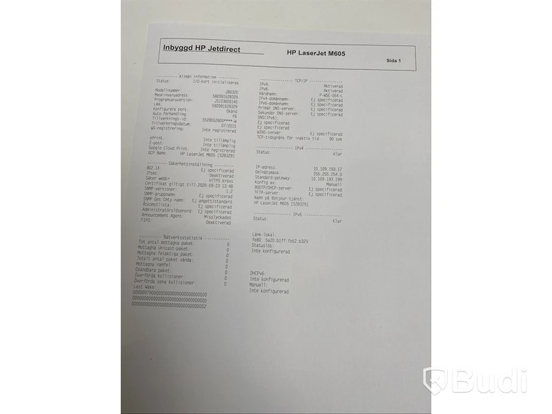 HP Laserjet Enterprise M605, funktionstestad, OBS! Ink ny tonerkasett i obruten förpackning. Se extrabilder för status