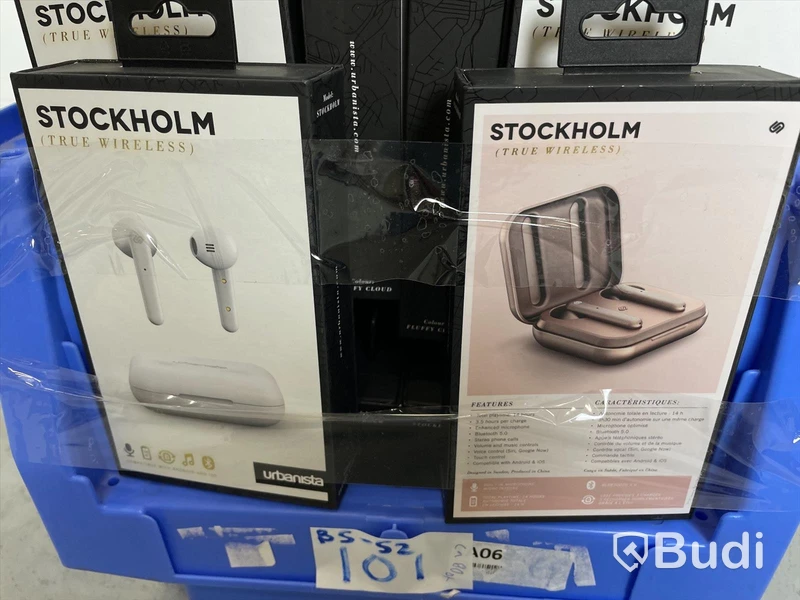 Trådlösa hörlurar - ca 80 st, Urbanista, Stockholm, duo. Returer/reklamationer, ej funktionstestade.