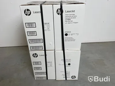 4st HP Laserjet svarta toners, CF281JC till bl.a Laserjet Enterprise solution. M605, M606, MFP M630
