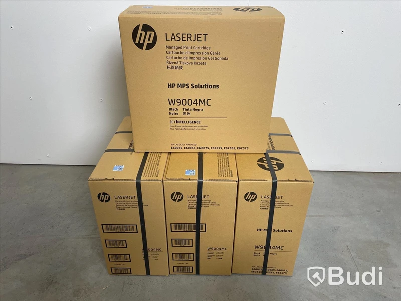 4st HP Laserjet svarta toners, W9004MC till bl.a Laserjet E60055, E60075, E60065, E62565, EE62575,E62555