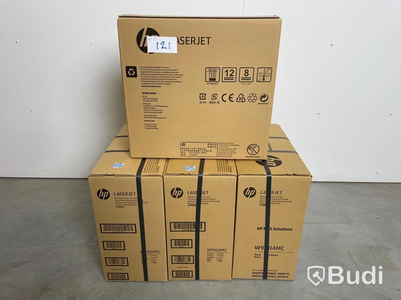 4st HP Laserjet svarta toners, W9004MC till bl.a Laserjet E60055, E60075, E60065, E62565, EE62575,E62555