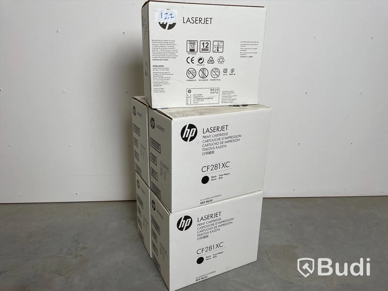 5st HP Laserjet svarta toners, HP LaserJet CF281XC Svart. TILL MFP 630