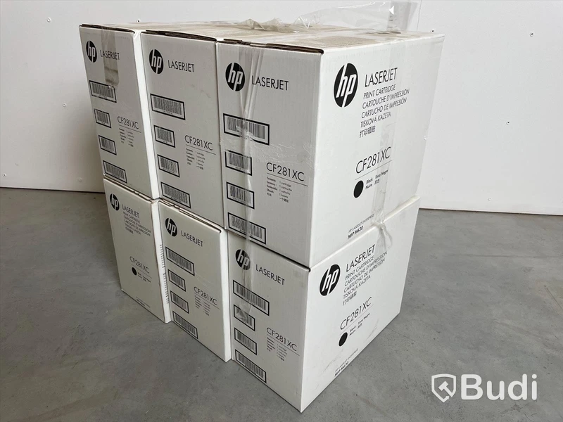 6st HP Laserjet svarta toners, HP LaserJet CF281XC Svart. TILL MFP 630