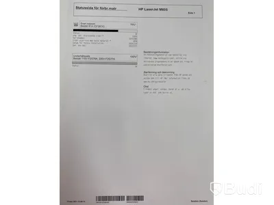 HP Laserjet Enterprise M605, funktionstestad, OBS! Ink ny tonerkasett i obruten förpackning. Se extrabilder för status