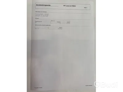 HP Laserjet Enterprise M605, funktionstestad, OBS! Ink ny tonerkasett i obruten förpackning. Se extrabilder för status