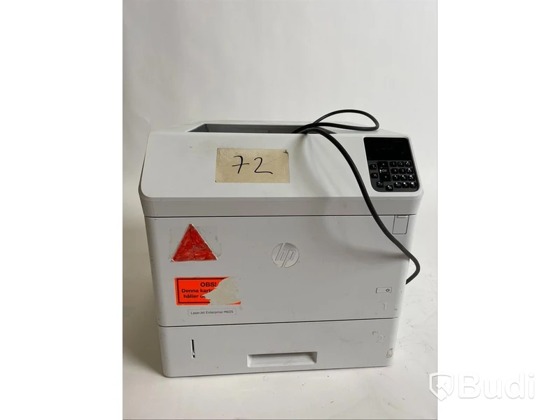 HP Laserjet Enterprise M605, funktionstestad, OBS! Ink ny tonerkasett i obruten förpackning. Se extrabilder för status