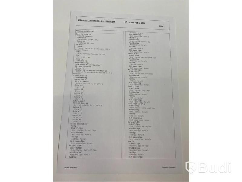 HP Laserjet Enterprise M605, funktionstestad, OBS! Ink ny tonerkasett i obruten förpackning. Se extrabilder för status