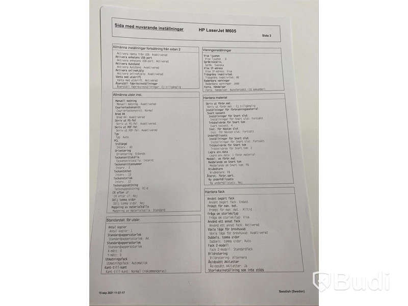 HP Laserjet Enterprise M605, funktionstestad, OBS! Ink ny tonerkasett i obruten förpackning. Se extrabilder för status