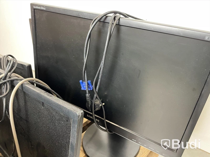 Datorskärm - 8 st, HP, Lenovo och Samsung. Bruksskick, ej funktionstestad.