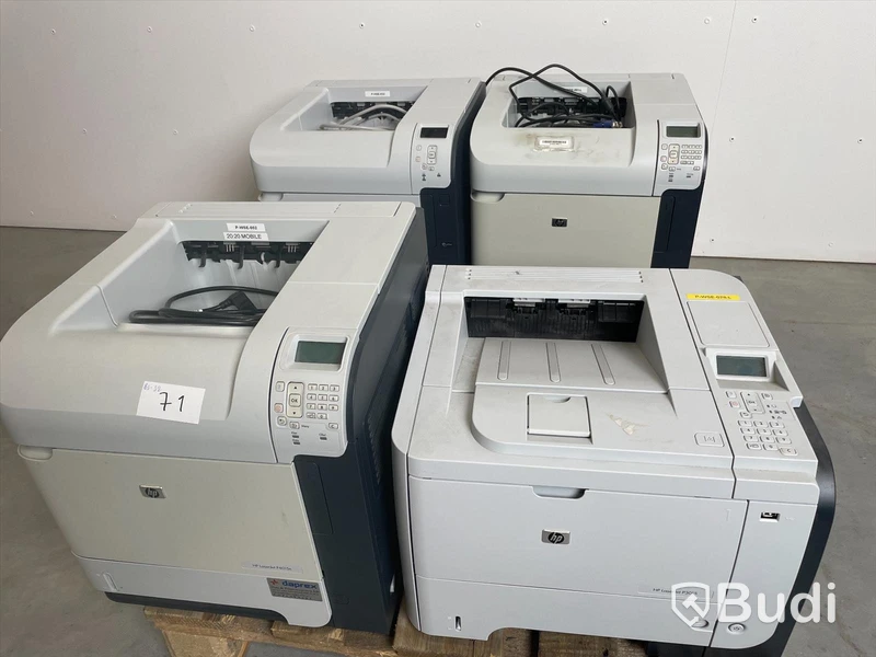 Skrivare - 4 st, HP LaserJet P4015n (2 st), P3015 och 600 M601. Bruksskick, ej funktionstestad.