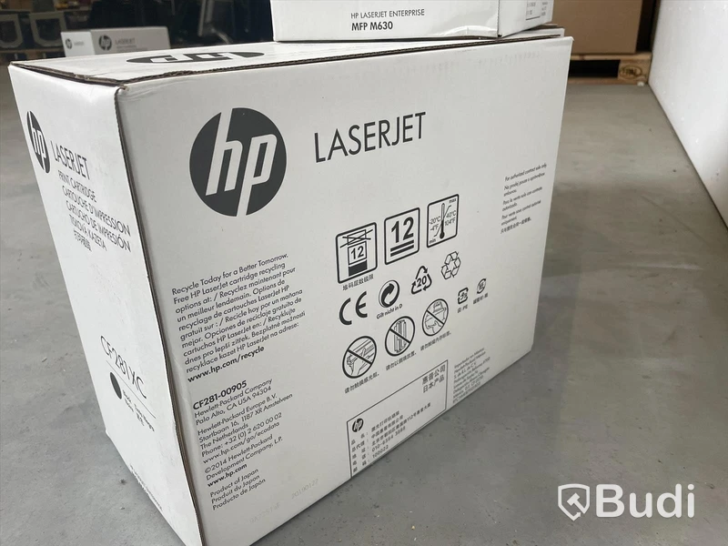 Toner - 3 st, HP LaserJet CF281XC Svart. Nyskick i obruten förpackning.