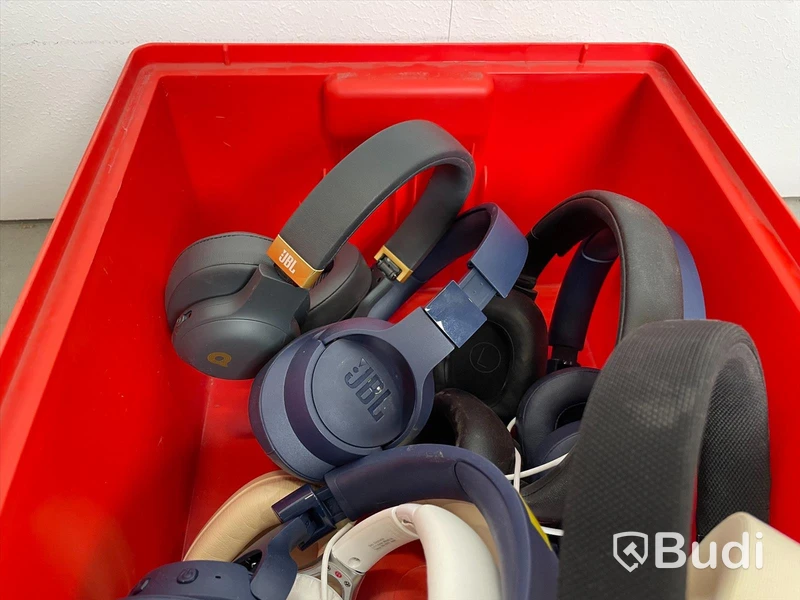 Hörlurar - 11 st, blandade märken (JBL, Jabra, Sony, harman/kardon). Reklamation, ej funktionstestad.