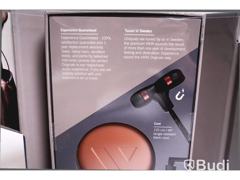 Hörlurar - VAIN STHLM, Originals, in-ear headphones. Ny i kartong