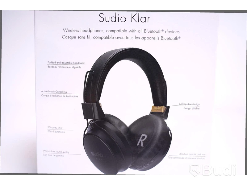 Trådlösa hörlurar - Sudio, Klar, Noise Cancelling. Ny i förpackning.