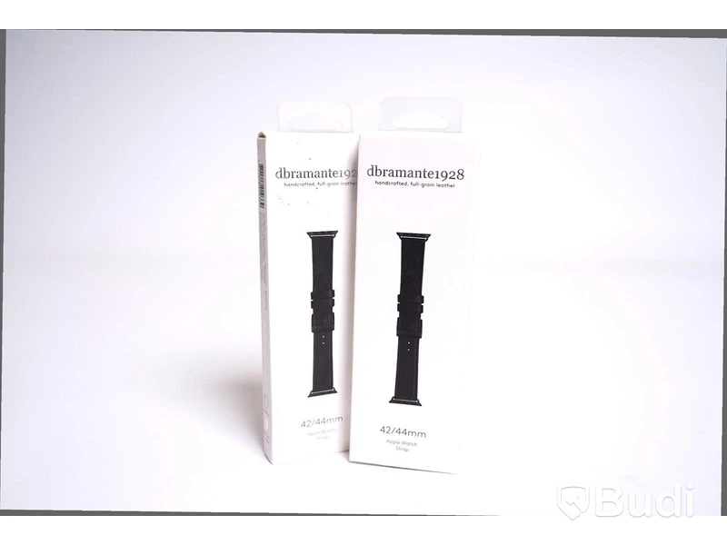 Armband till Apple Watch - dbramante1928, 2 st, läder, svart. Ny i förpackning.