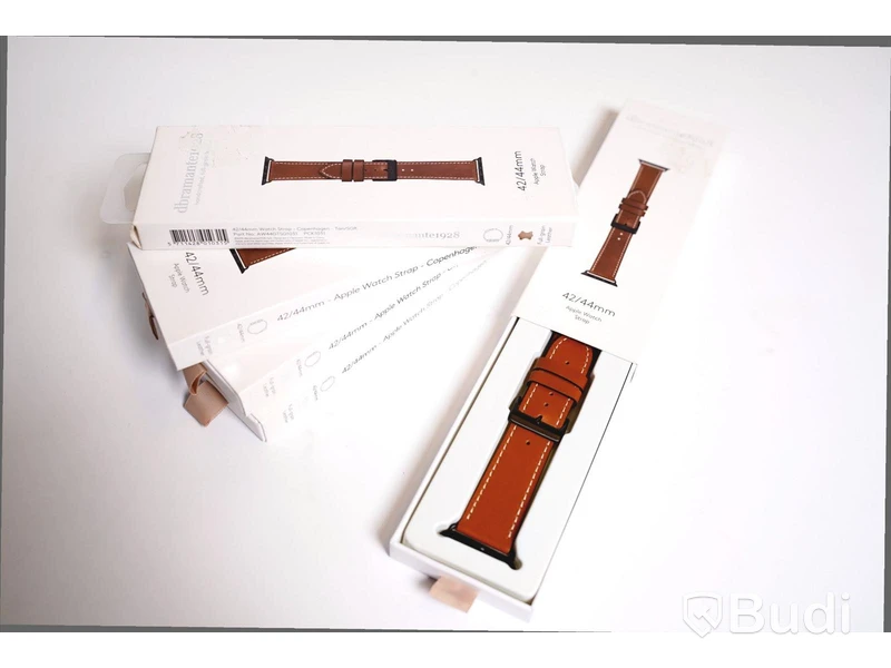Armband till Apple Watch - dbramante1928, 5 st, läder, brun. Ny i förpackning.