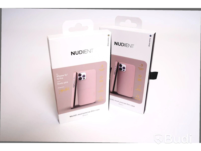 Mobilskal - Nudient, för iPhone 12/12 Pro, 2 st. Ny i förpackning.