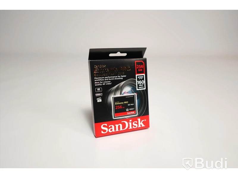 Sandisk minneskort Extreme Pro CompactFlash 256GB
