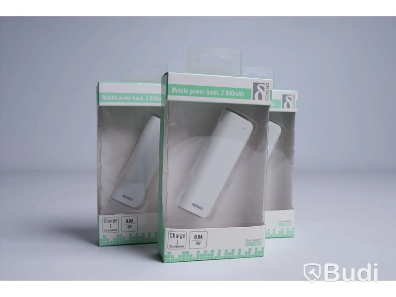 DELTACO, Mobile power bank. Ny, Obruten förpackning.