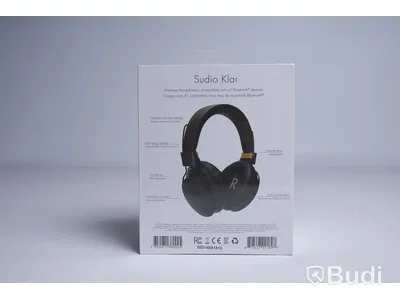 Trådlösa hörlurar - Sudio, Klar, Noise Cancelling. Ny, Obruten förpackning.