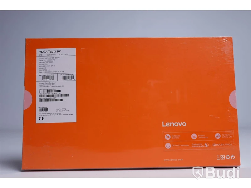 Lenovo YOGA Tab 3 10, portable tablet computer. Ny, Obruten förpackning.