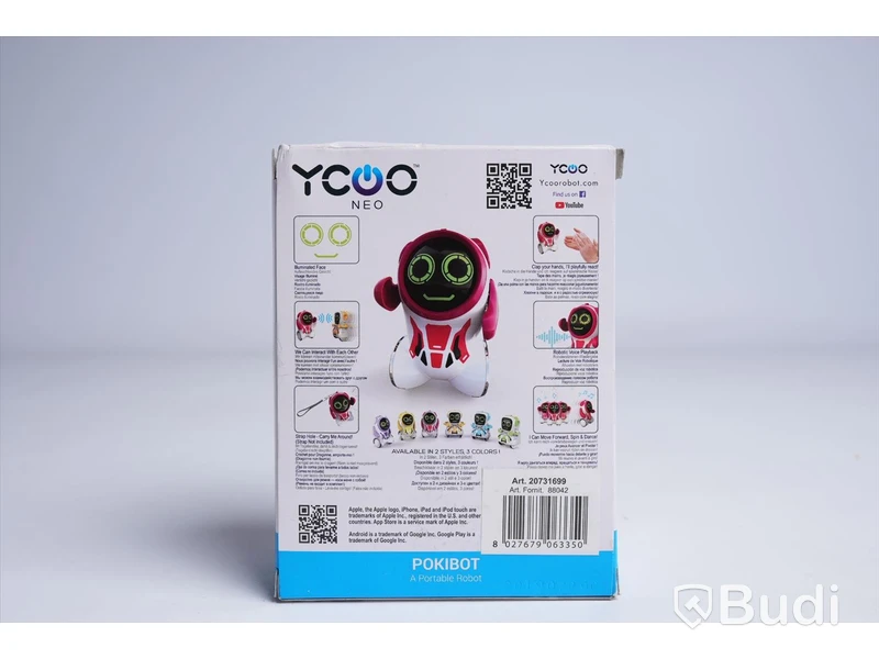 3st YCOO  - pokibot, portable robot. Ny, Obruten förpackning.