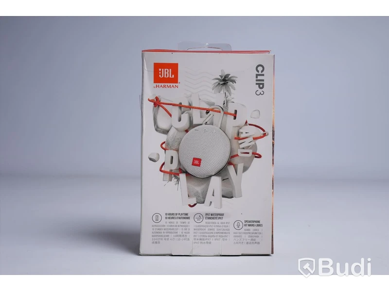 2st JBL Clip 3, bluetooth. Ny, Obruten förpackning.