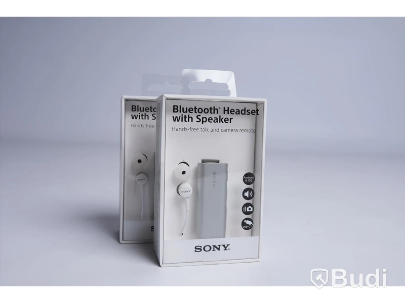 Sony, Bluetooth Headset with speaker. Ny, Obruten förpackning.
