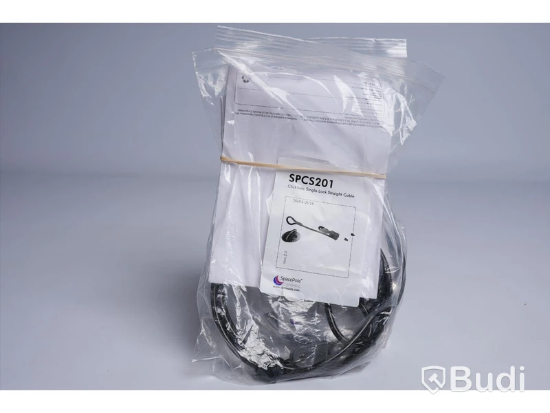 SpacePole, Clicksafe Single Lock Straight Cable.