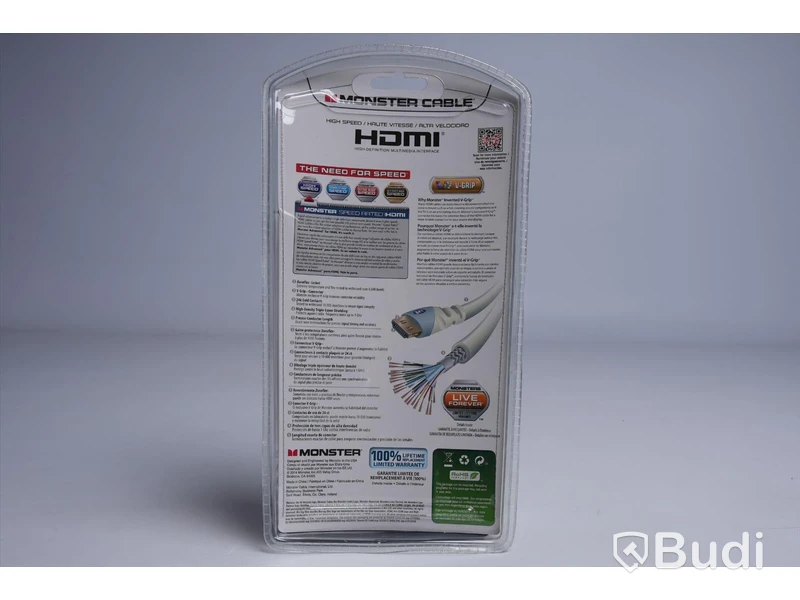 Monster Cable, HDMI High Speed. Ny, Obruten förpackning.