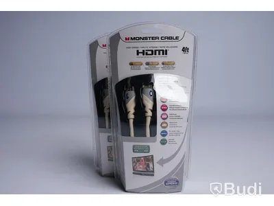 Monster Cable, HDMI High Speed. Ny, Obruten förpackning.