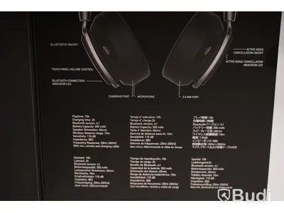 Hörlurar noise cancelling - Defunk, Mute, trådlösa, svart. Ny, obruten förpackning.