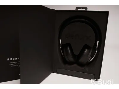 Hörlurar noise cancelling - Defunk, Mute, trådlösa, svart. Ny, obruten förpackning.