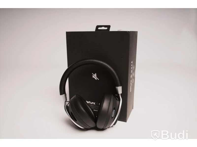 Hörlurar noise cancelling - Defunk, Mute, trådlösa, svart. Ny, obruten förpackning.
