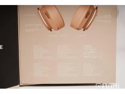 Hörlurar noise cancelling - Defunk, Mute, trådlösa, beige. Ny, obruten förpackning.