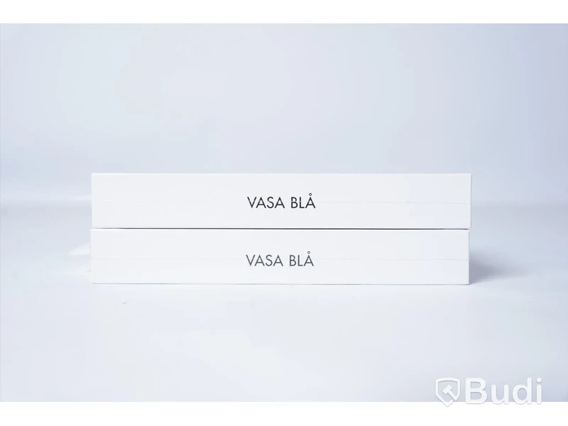 Trådlösa hörlurar 2st - Sudio, Vasa blå, Svarta. Ny, Obruten förpackning.