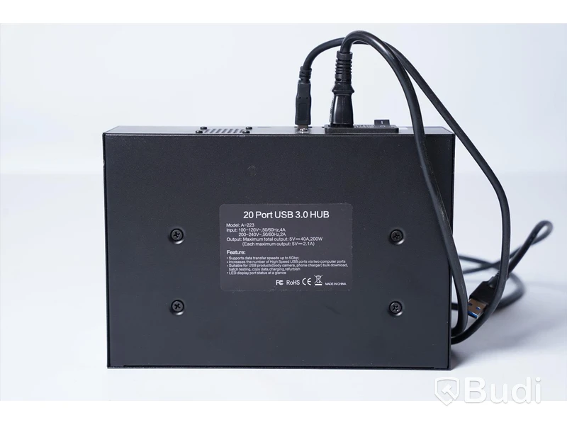 USB Laddningsstation, Sipolar 20 Ports USB Charging Hub Modell: A223