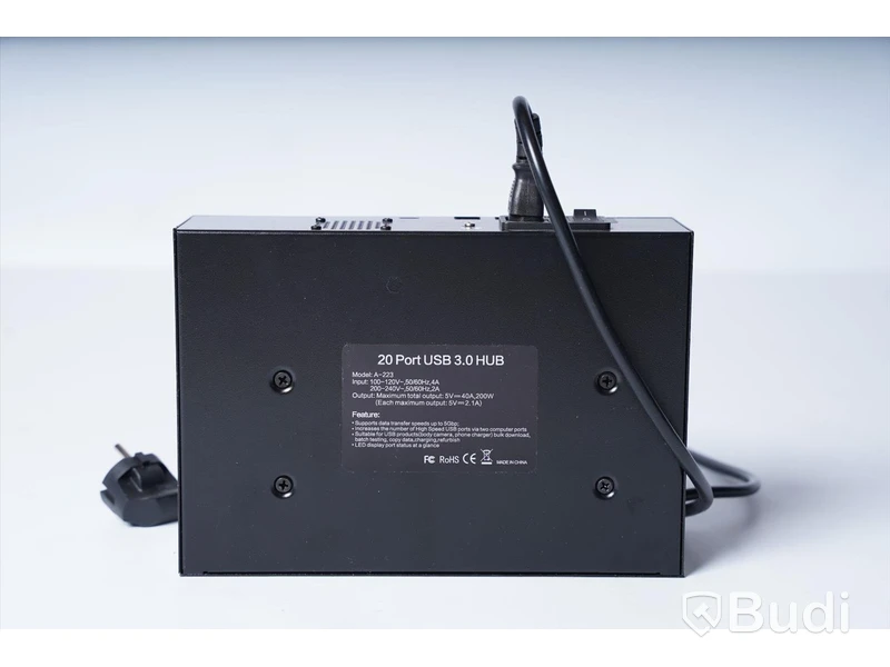USB Laddningsstation, Sipolar 20 Ports USB Charging Hub Modell: A223