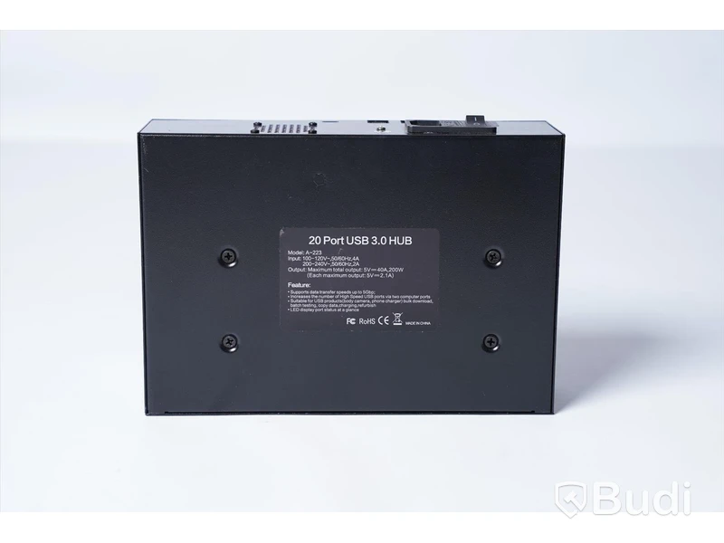 USB Laddningsstation, Sipolar 20 Ports USB Charging Hub Modell: A223