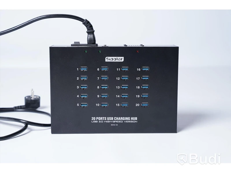 USB Laddningsstation, Sipolar 20 Ports USB Charging Hub Modell: A223