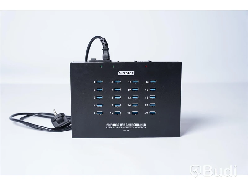 USB Laddningsstation, Sipolar 20 Ports USB Charging Hub Modell: A223