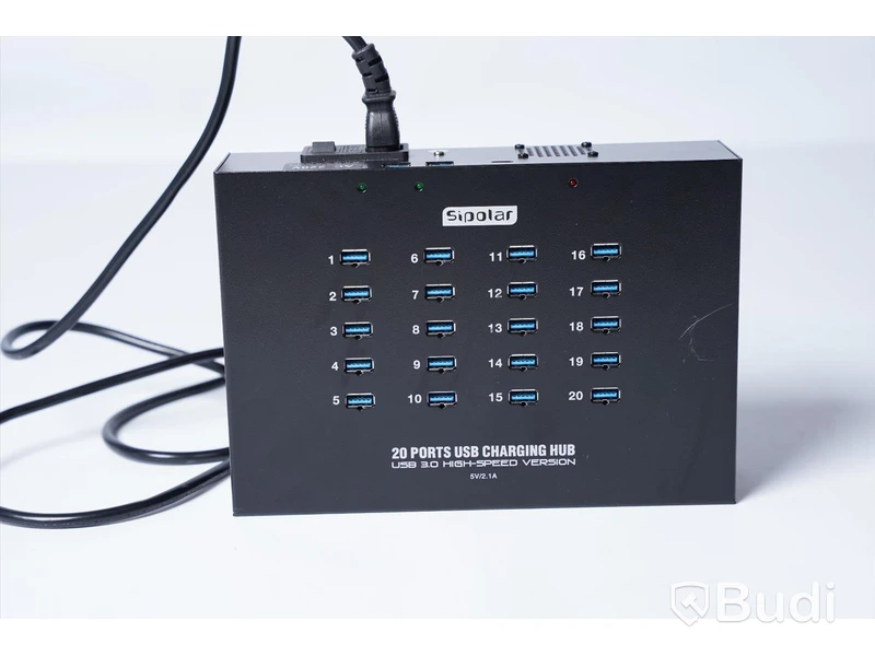 USB Laddningsstation, Sipolar 20 Ports USB Charging Hub Modell: A223