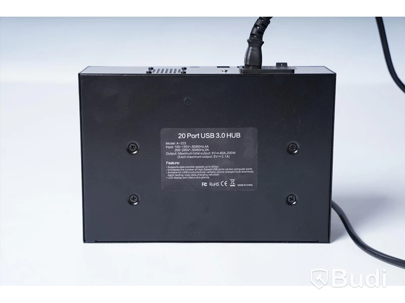 USB Laddningsstation, Sipolar 20 Ports USB Charging Hub Modell: A223