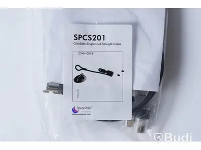 3st, SpacePole - ClickSafe Single Lock, rak kabel