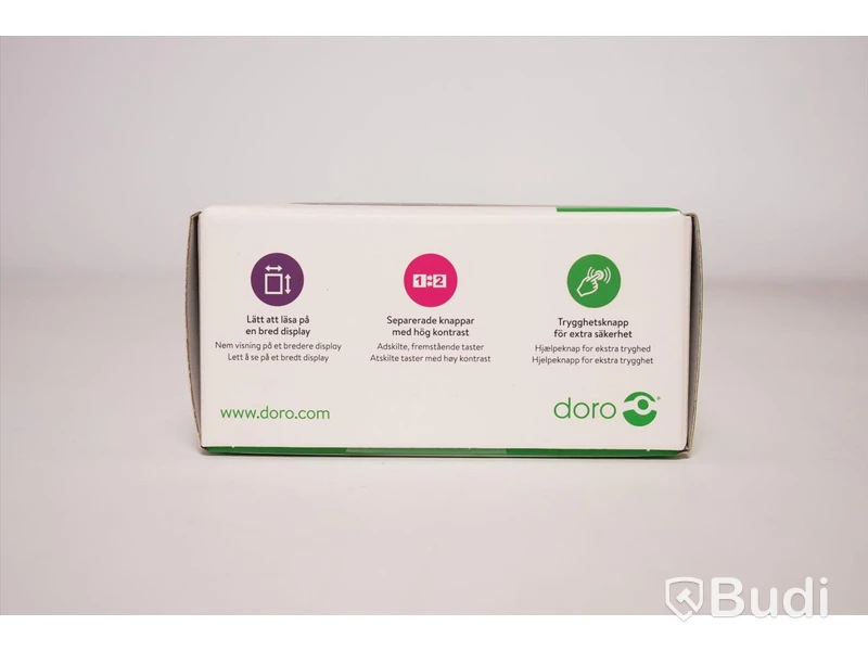 Mobiltelefon - 2 st. Doro 1372. Ny, Obruten förpackning.