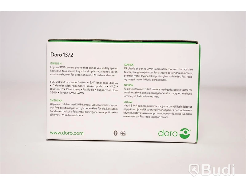 Mobiltelefon - 2 st. Doro 1372. Ny, Obruten förpackning.