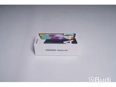 Mobiltelefon, Samsung Galaxy A41. Ny, Obruten förpackning.