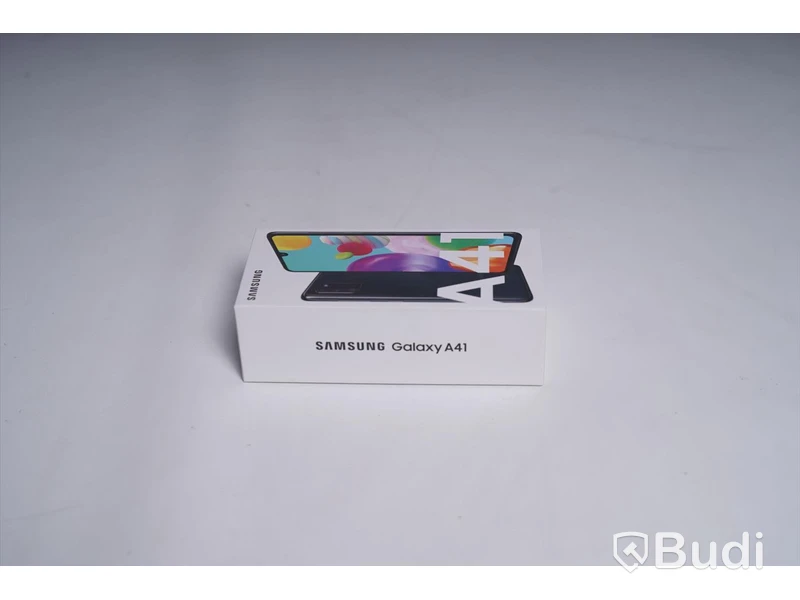 Mobiltelefon, Samsung Galaxy A41. Ny, Obruten förpackning.